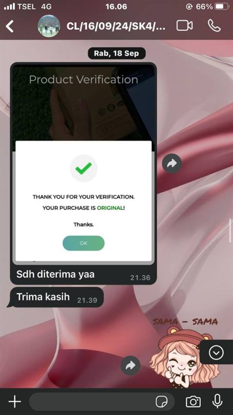 Testimoni Verifikasi