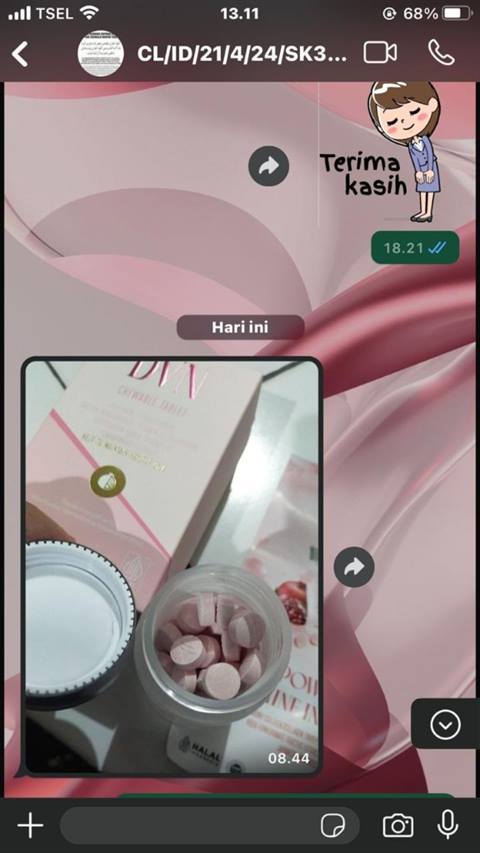 Testimoni Botol DVN