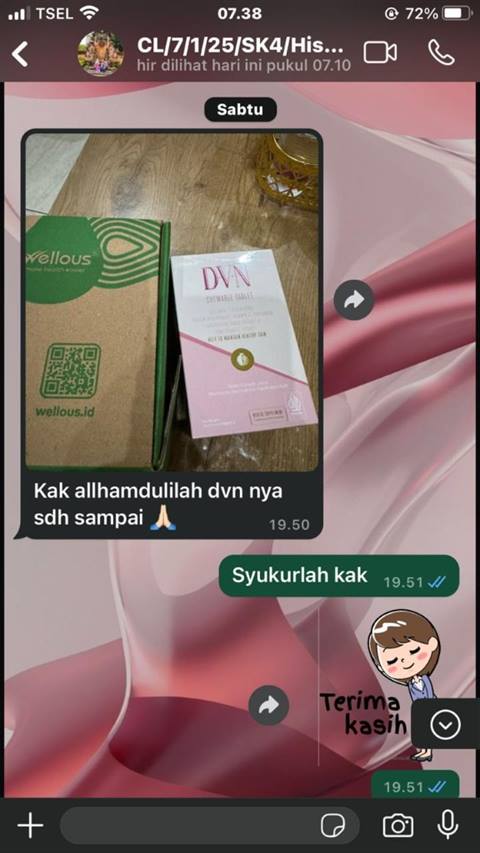 Testimoni Paket Sampai